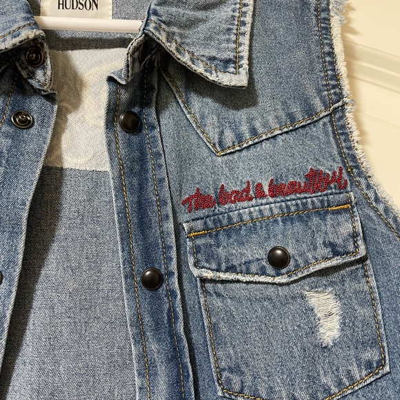 Hudson Girls Jean dress, size Medium. - Picture 1 of 4